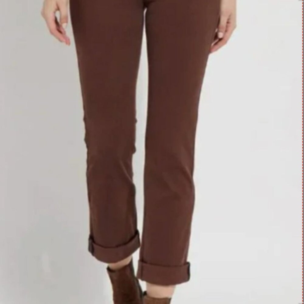 LYSSÉ Boyfriend Denim Jeans(Plus Size, 26" Inseam Cuffed) X1